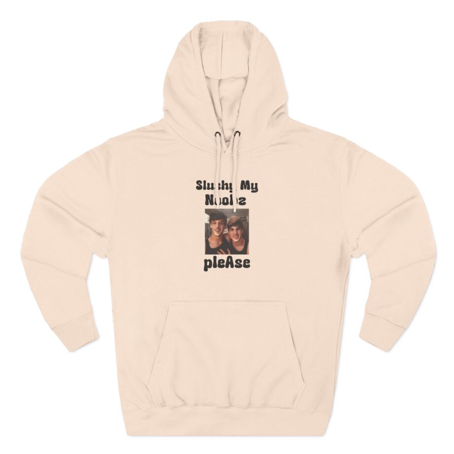 Slushy Noobz Martin and Hamzah Comedy Three-panel Fleece Hoodie