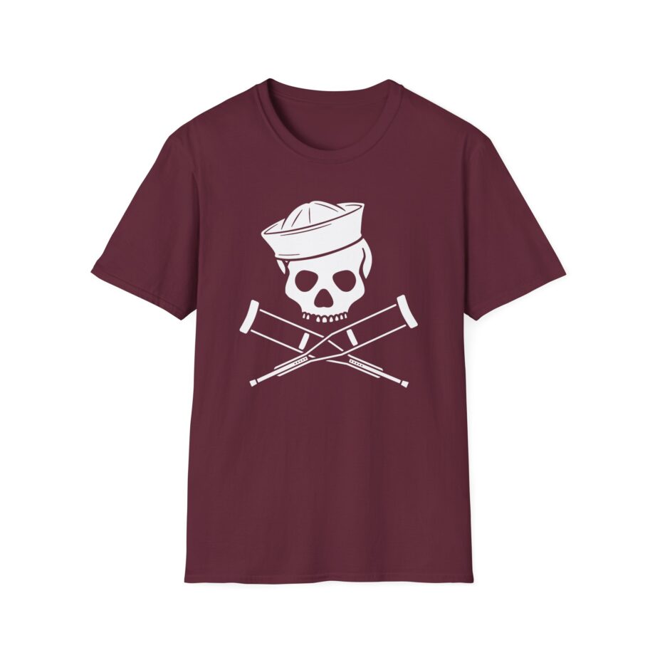 Jackass Sailor Skull & Crossbones Unisex Softstyle T-Shirt