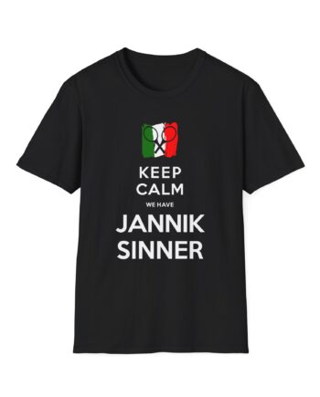 Jannik Sinner Keep Calm We Have  Unisex Softstyle T-Shirt