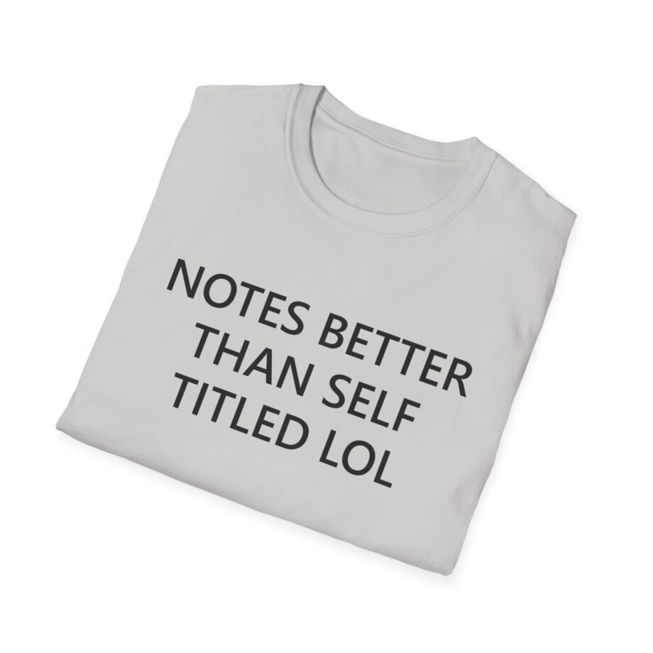 The  Notes > Self Titled Unisex Softstyle T-shirt