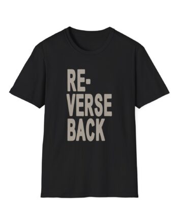 Armchair Expert Reverse Back Unisex Softstyle T-shirt