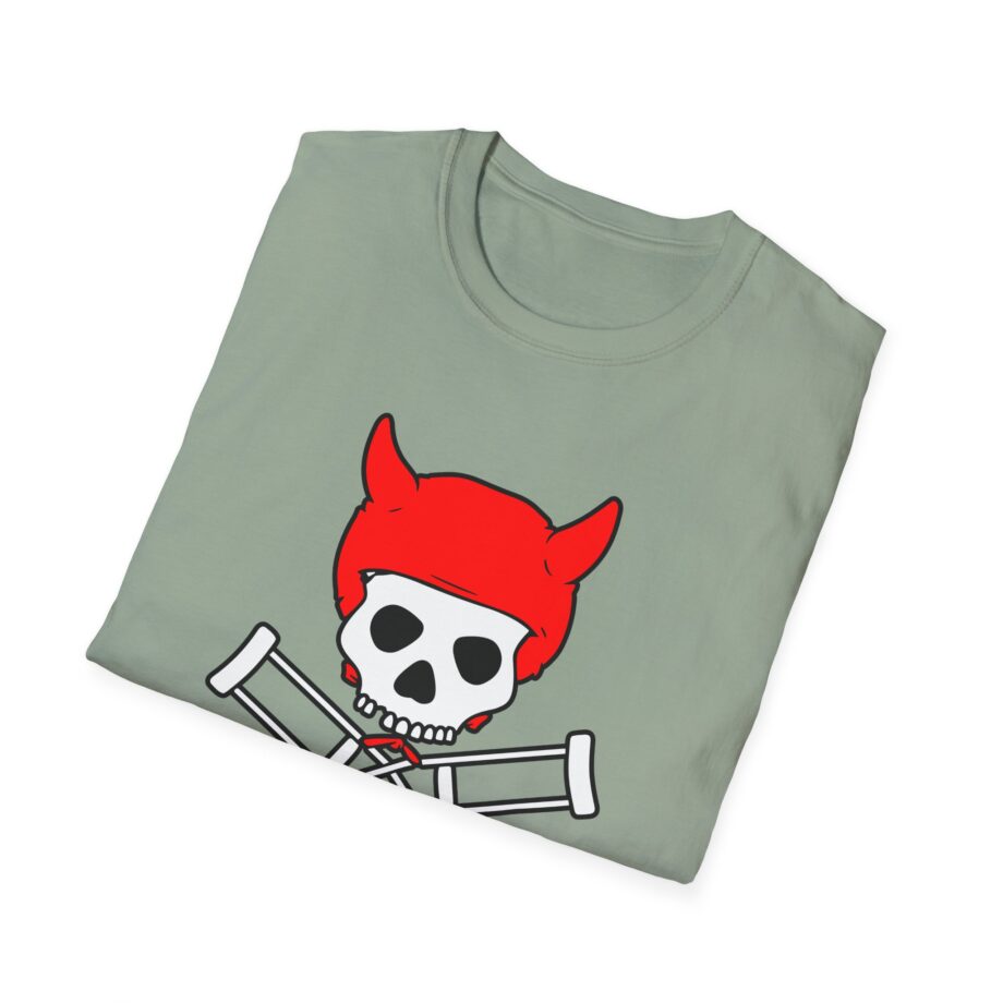 Jackass Devil Horns Skull & Crossbones Unisex Softstyle T-Shirt