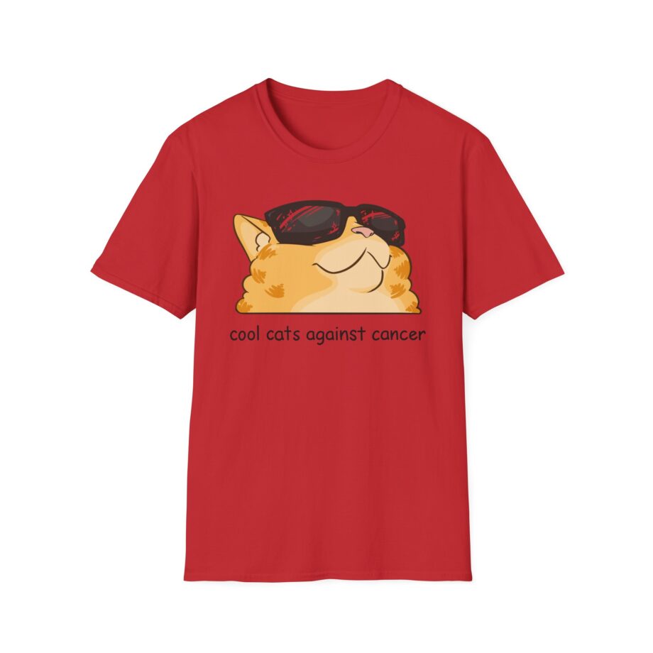 Lilsimsie Cool Cats Against Cancer Unisex Softstyle T-shirt