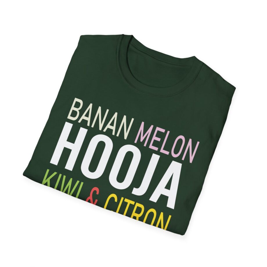 Hooja Banan Melon Kiwi & Citron Unisex Softstyle T-shirt