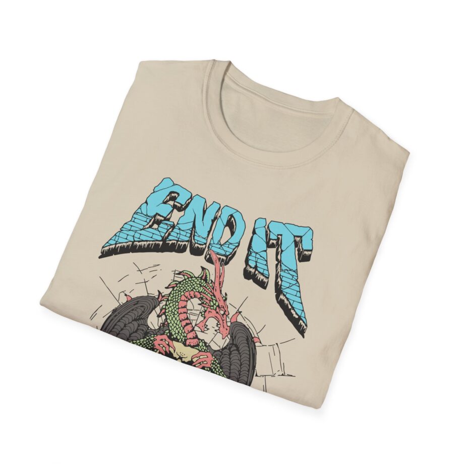 End It Dragon Skull Unisex Softstyle T-Shirt