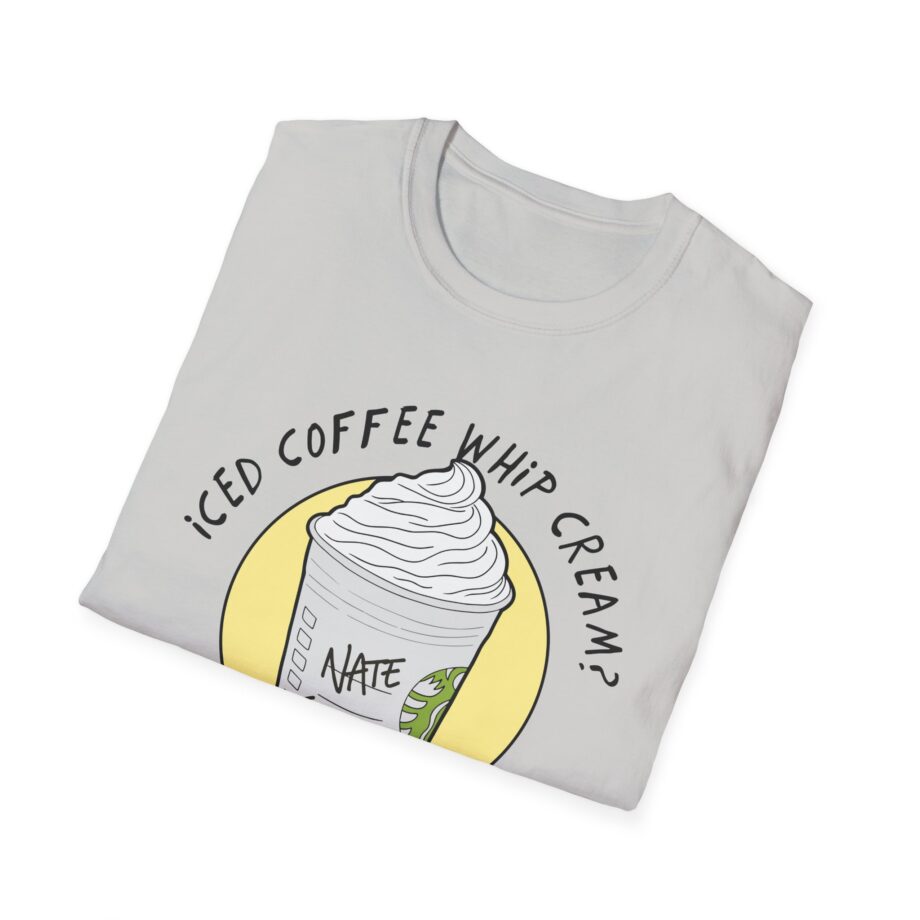 Nate Bargatze  Iced Coffee Whip Cream Unisex Softstyle T-Shirt