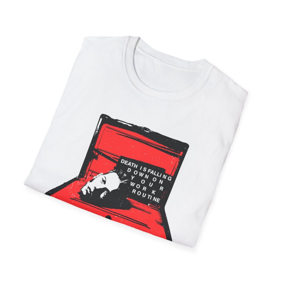 Fontaines Death Is Falling Down On Your Work Routine Unisex Softstyle T-Shirt