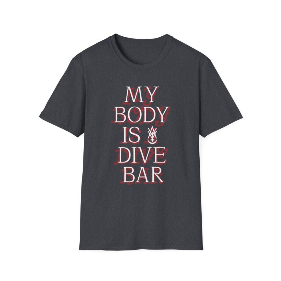 Amigo the Devil My Body is Dive Bar Unisex Softstyle T-shirt