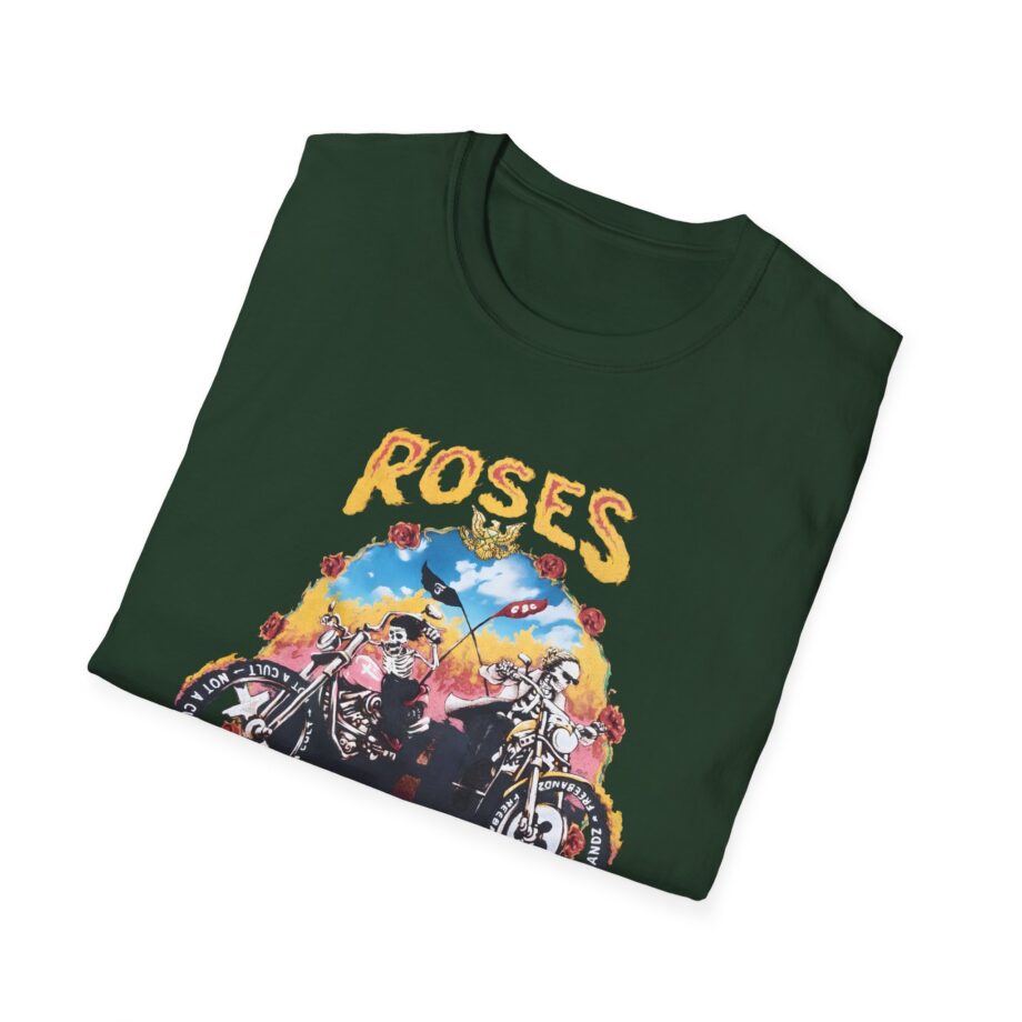 Not a Cult X Freebandz Roses Unisex Softstyle T-Shirt
