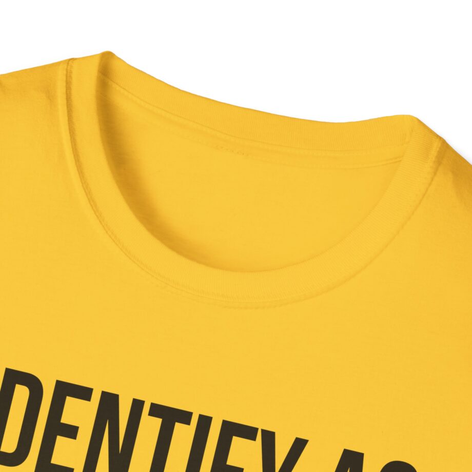 I Identify as an American Unisex Softstyle T-shirt