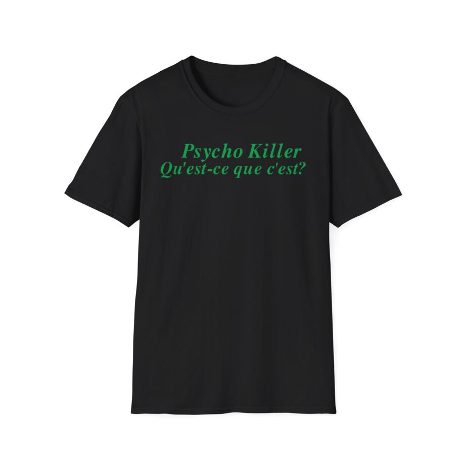 Miley Cyrus Talking Heads X Miley Psycho Killer Unisex Softstyle T-Shirt