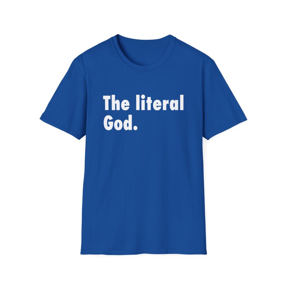 Zackrawrr the Literal God Unisex Softstyle T-shirt