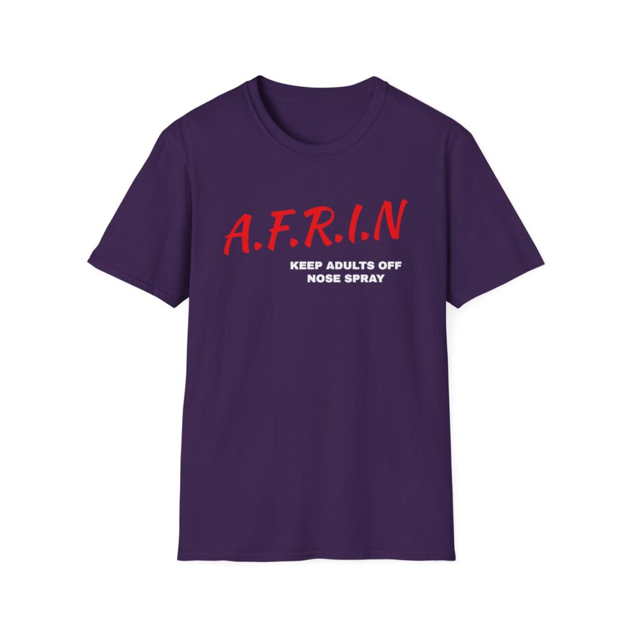 Nate Bargatze Afrin Keep Adults of Nose Spray Unisex Softstyle T-Shirt
