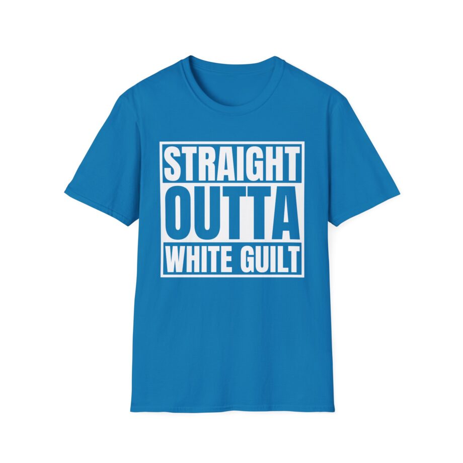 Straight Outta White Guilt Unisex Softstyle T-Shirt