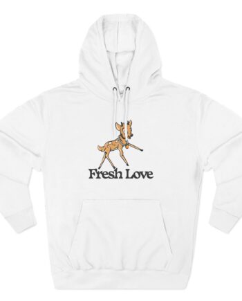 Fresh Love Bambi  Three-panel Fleece Hoodie