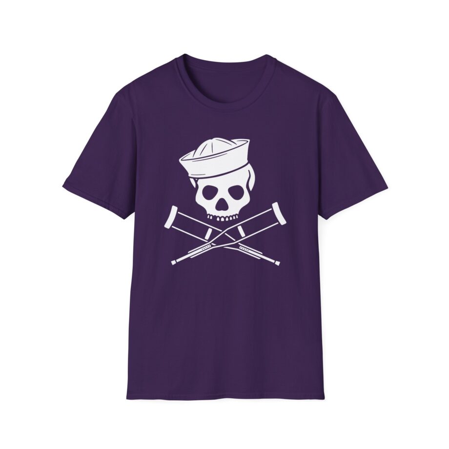 Jackass Sailor Skull & Crossbones Unisex Softstyle T-Shirt