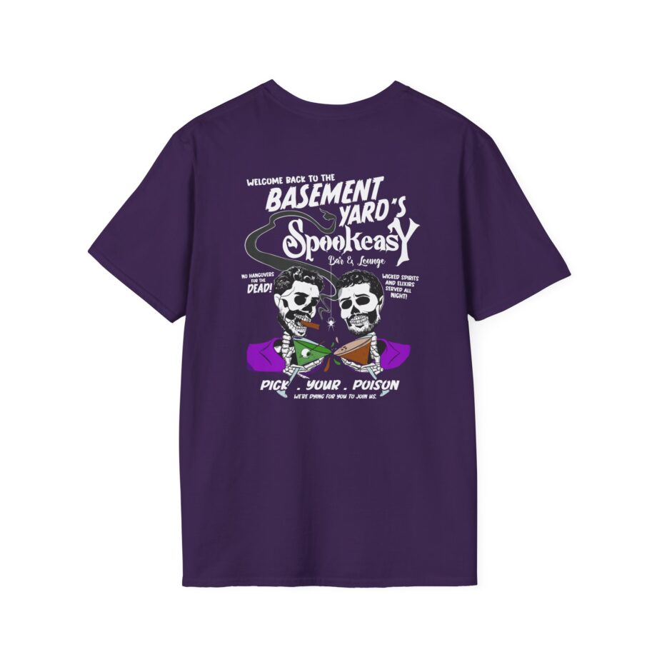 Basement Yard the Spookeasy Bar & Lounge Unisex Softstyle T-shirt