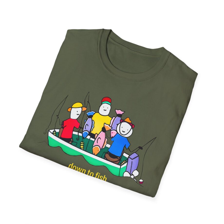 Super Mega Down to Fish Unisex Softstyle T-shirt