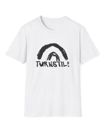 Turnstile Double Rainbow Unisex Softstyle T-shirt