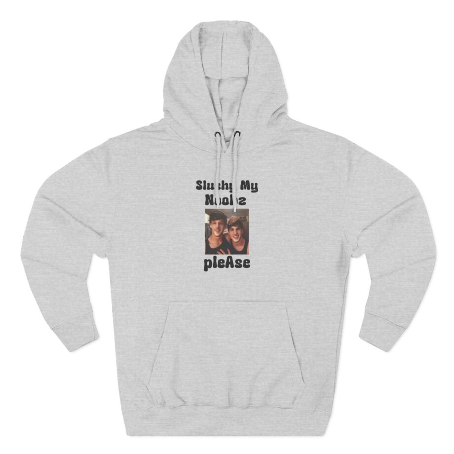 Slushy Noobz Martin and Hamzah Comedy Three-panel Fleece Hoodie