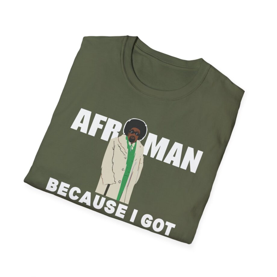 Because I Got High Afroman Unisex Softstyle T-Shirt