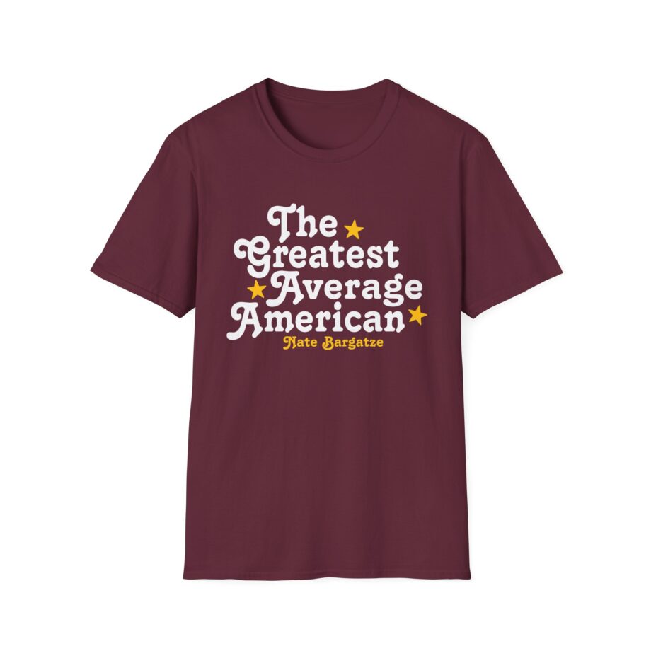 The Greatest Average American Nate Bargatze Unisex Softstyle T-Shirt