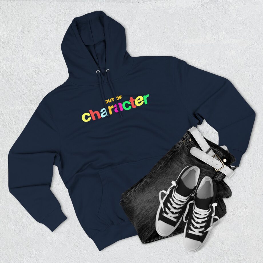 Slushy Noobz  Out Of Character Three-panel Fleece Hoodie