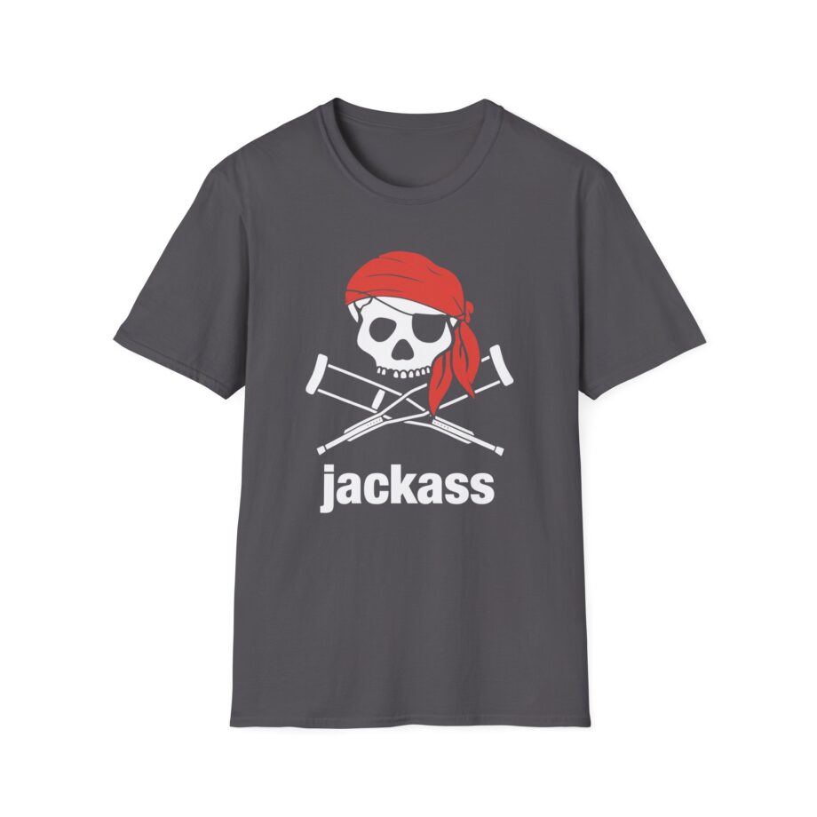 Jackass Skull and Crutches Unisex Softstyle T-Shirt