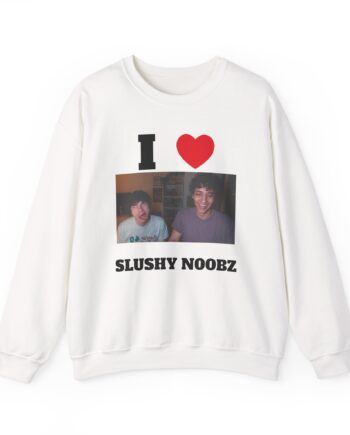 I Heart Slushy Noobz Unisex Heavy Blend Crewneck Sweatshirt
