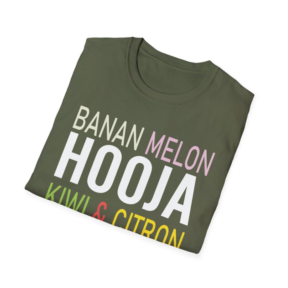 Hooja Banan Melon Kiwi & Citron Unisex Softstyle T-shirt