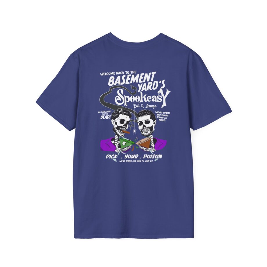 Basement Yard the Spookeasy Bar & Lounge Unisex Softstyle T-shirt