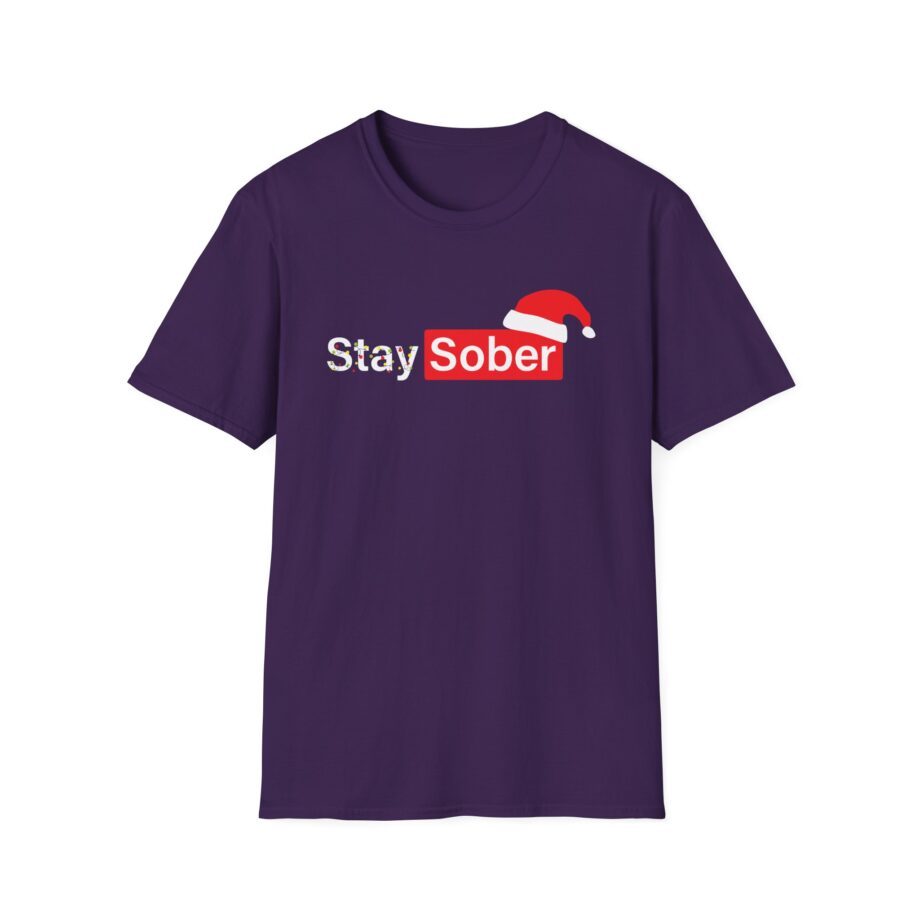 Daydrian Harding Xmas Stay Sober Unisex Softstyle T-shirt