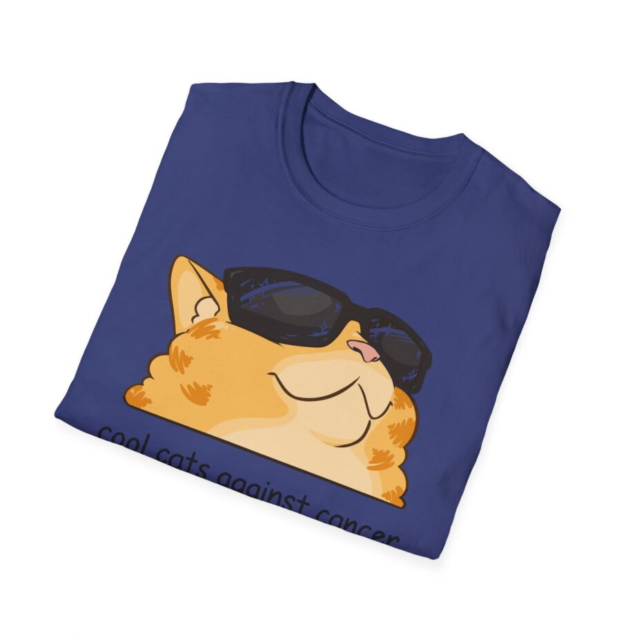 Lilsimsie Cool Cats Against Cancer Unisex Softstyle T-shirt
