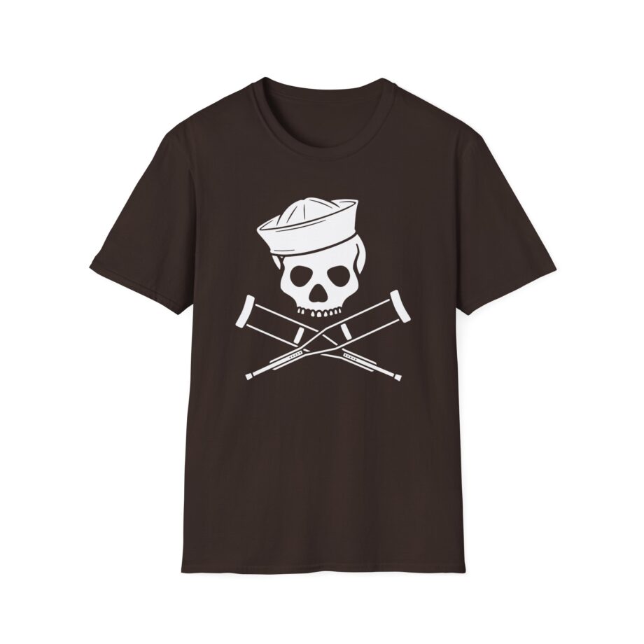 Jackass Sailor Skull & Crossbones Unisex Softstyle T-Shirt