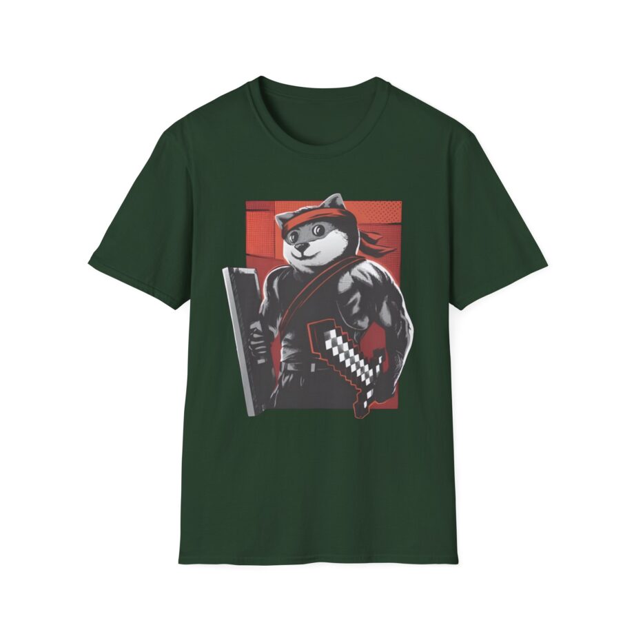 Gejmr Rambo Doge Unisex Softstyle T-shirt