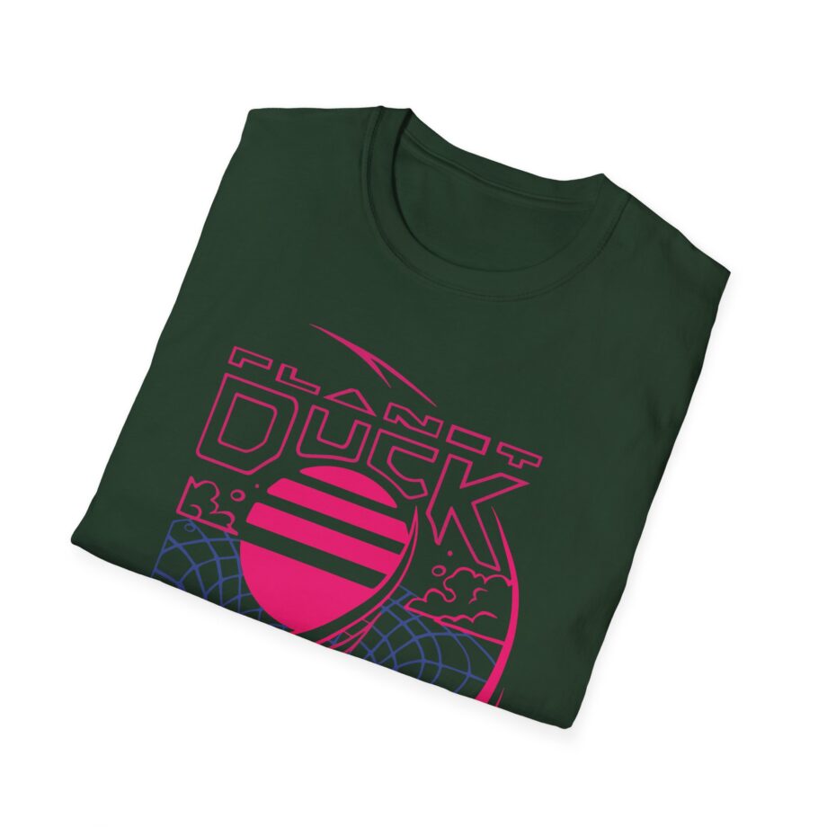 Quackity Plandy Dusk Neon Time Travel Unisex Softstyle T-shirt