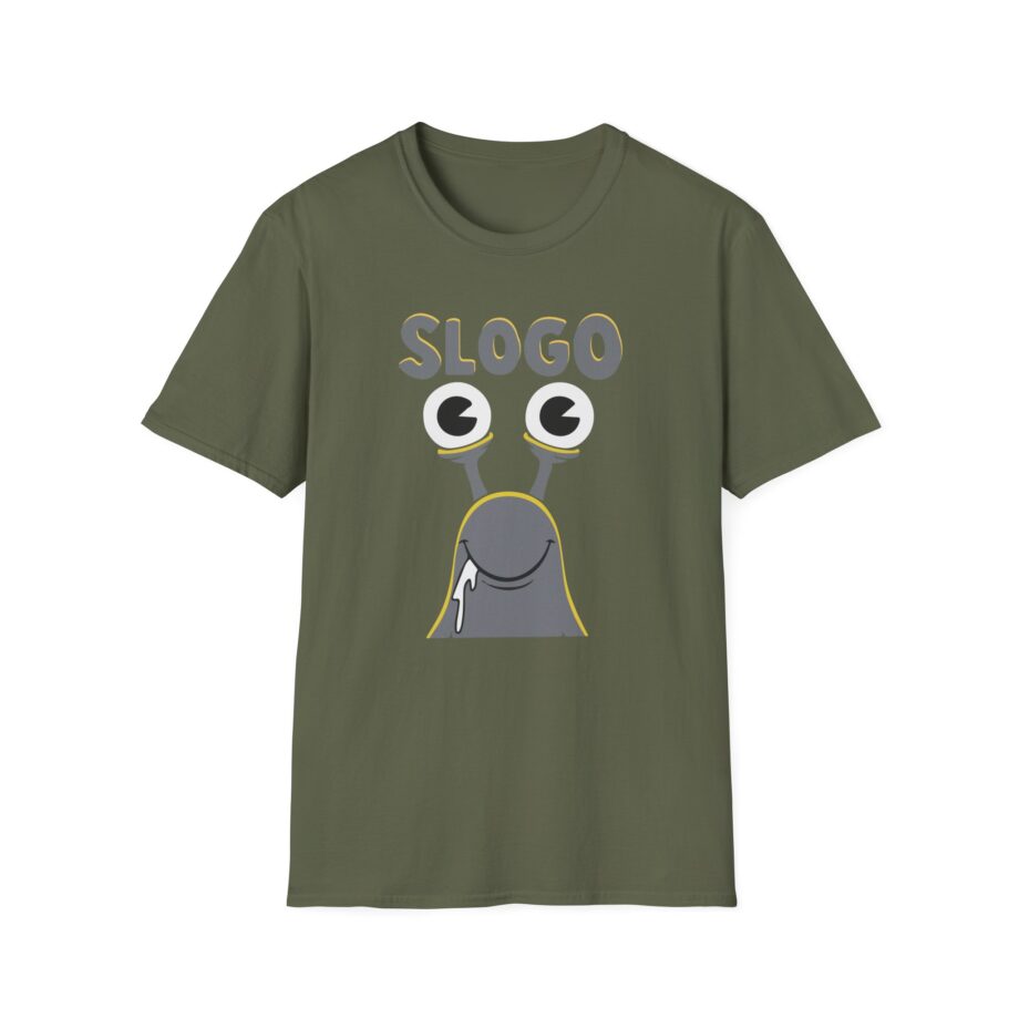 Slogo Snail Cute Unisex Softstyle T-Shirt