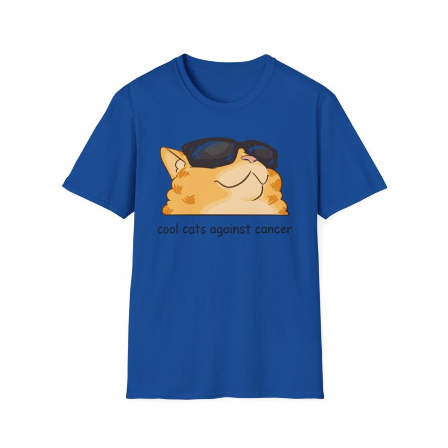 Lilsimsie Cool Cats Against Cancer Unisex Softstyle T-shirt