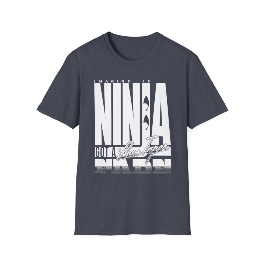 Ninja  Low Taper Fade Tan Unisex Softstyle T-shirt