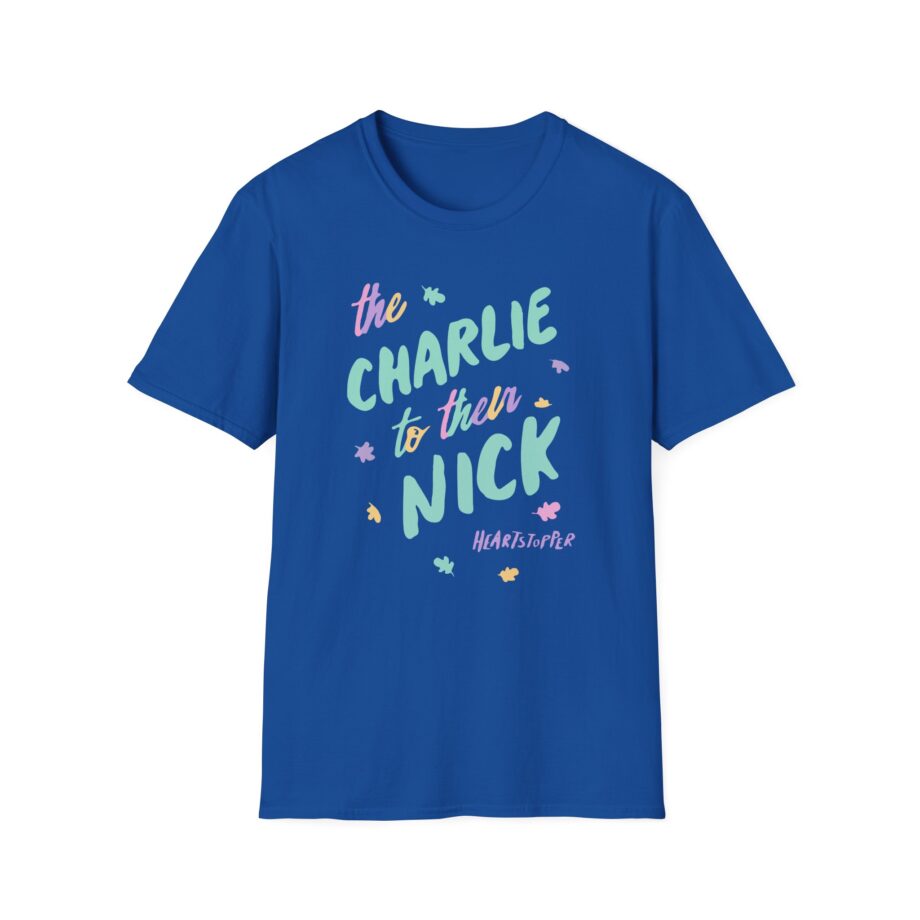 Heartstopper Charlie to Nick Pride Unisex Softstyle T-Shirt