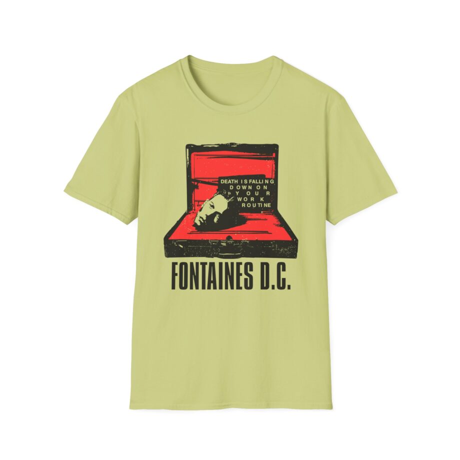 Fontaines Death Is Falling Down On Your Work Routine Unisex Softstyle T-Shirt