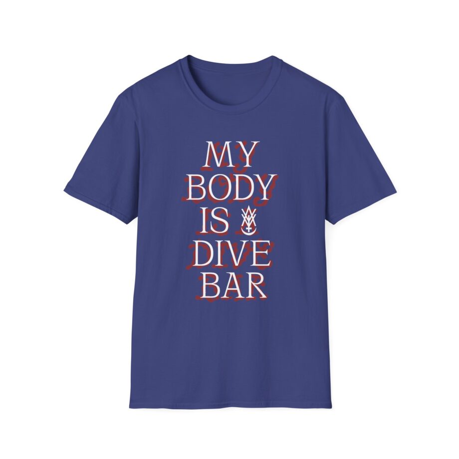 Amigo the Devil My Body is Dive Bar Unisex Softstyle T-shirt