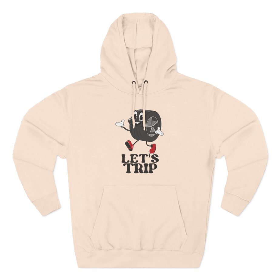 Sturniolo Triplets Lets Trip Wheelie Three-panel Fleece Hoodie
