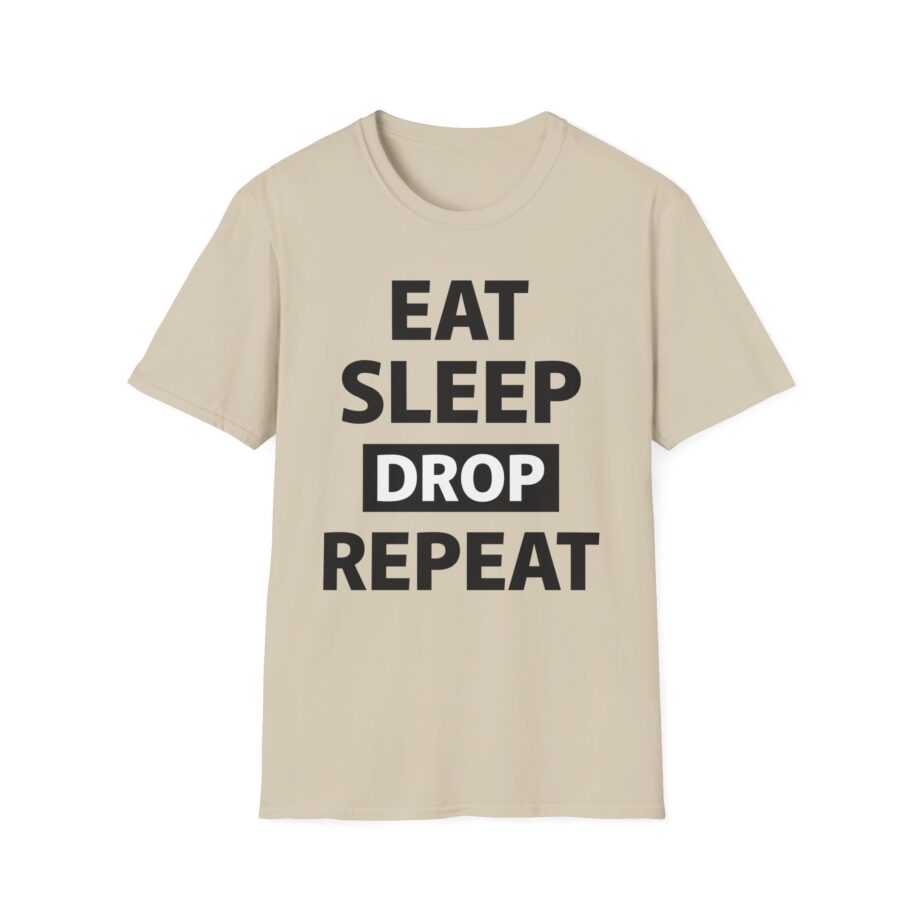 Morgz Eat Sleep Drop Repeat Unisex Softstyle T-Shirt