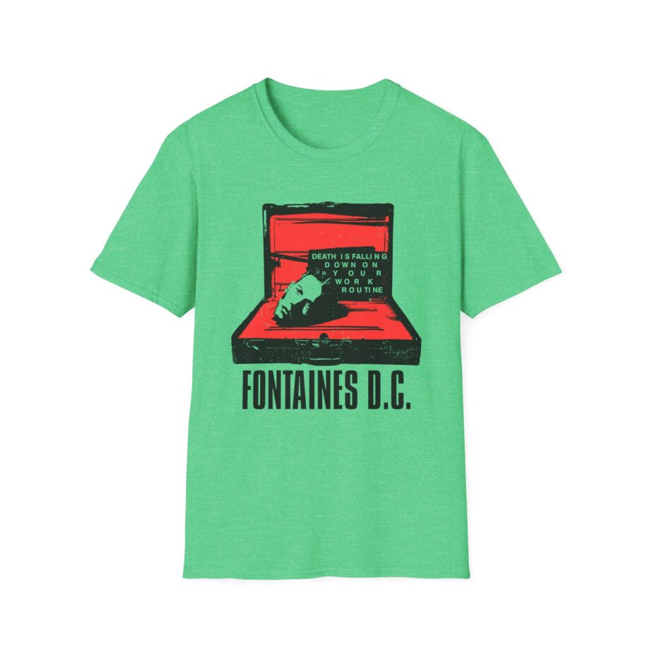 Fontaines Death Is Falling Down On Your Work Routine Unisex Softstyle T-Shirt