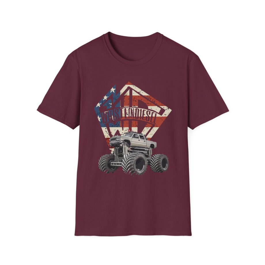 Monstermax Whistlindiesel Unisex Softstyle T-shirt