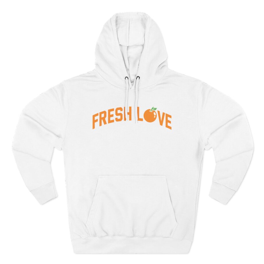 Three-Panel Fleece Hoodie