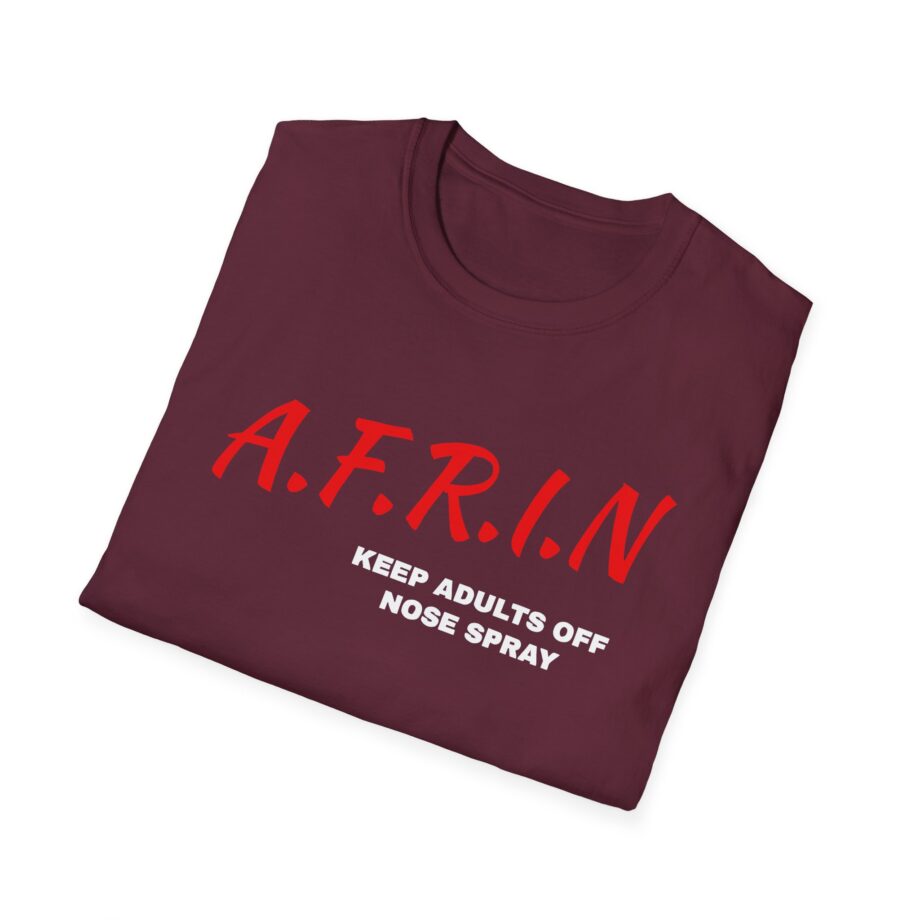 Nate Bargatze Afrin Keep Adults of Nose Spray Unisex Softstyle T-Shirt