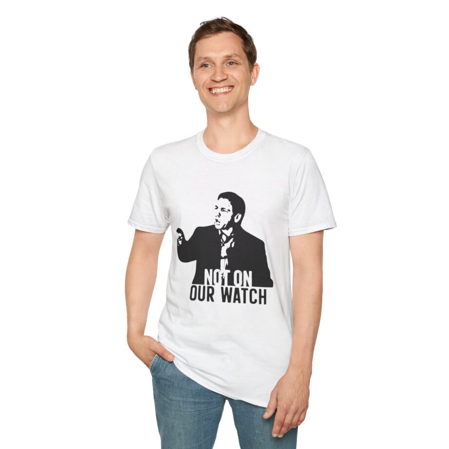 Ron Desantis Not on Our Watch Unisex Softstyle T-shirt