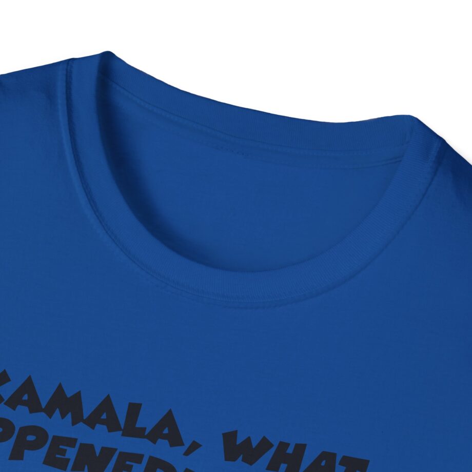 James Droz Kamala, What Happeneduhhh Unisex Softstyle T-shirt